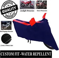 RONISH 100% Water Resistant Blue and Red Two Wheeler Cover for Swish 125-thumb3