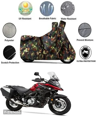 Dust and Water Resistant  Polyester Suzuki V Strom 650 Bike Cover-thumb0