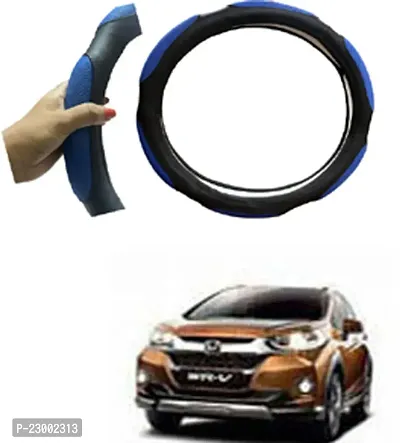 RONISH Car Steeing Cover/Black,Blue Steering Cover For Honda WR-V