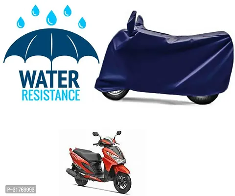 Splendid Waterproof Polyester Two Wheeler Cover Suitable For Honda Grazia Bikes