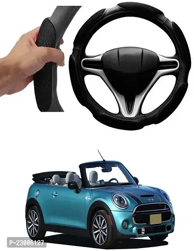 Car Better Grip Black Steering Wheel Cover (Slip-in) For Mini Cooper Cooper Convertible-thumb0