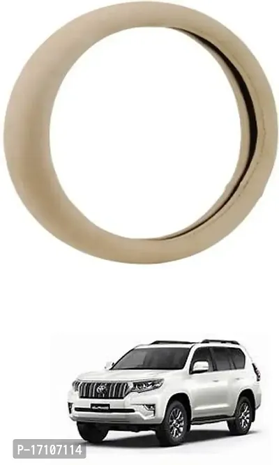 Car Stering Cover Round Beige For Land Cruiser Prado-thumb0