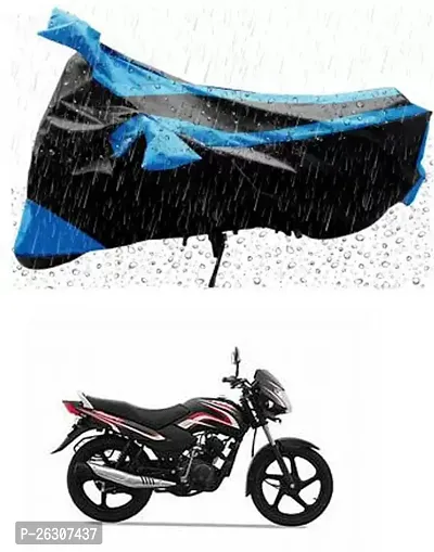 RONISH Two Wheeler Cover (Black,Blue) Fully Waterproof For TVS Sport
