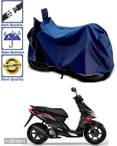 RONISH Waterproof Bike Cover/Two Wheeler Cover/Motorcycle Cover (Navy Blue) For Yamaha Jog R-thumb0