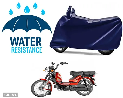 Splendid Waterproof Polyester Two Wheeler Cover Suitable For TVS Heavy Duty Super XL Bikes