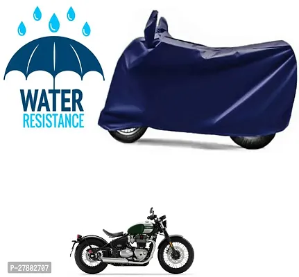 Designer Bike Body Cover Navy Blue For Triumph Bonneville Bobber