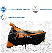 Protective Water Proof And Dustproof Polyester Two Wheeler Bike Cover For Kinetic Zing-thumb1