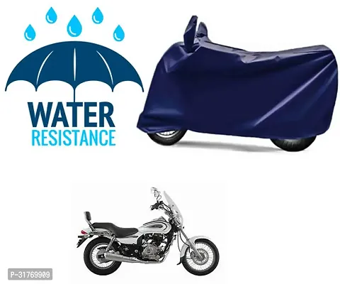 Splendid Waterproof Polyester Two Wheeler Cover Suitable For Bajaj All Bike Models