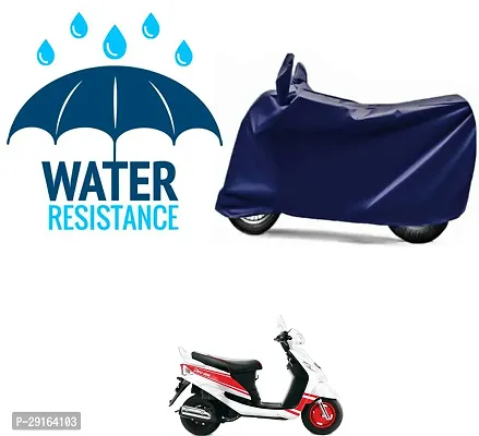 Classic Plain Two Wheeler Cover Blue For Mahindra Rodeo UZO