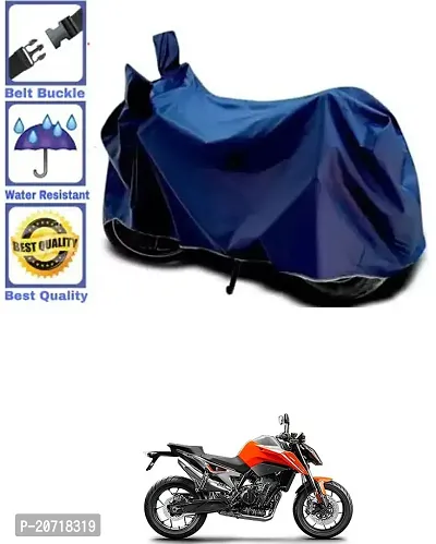 RONISH Waterproof Bike Cover/Two Wheeler Cover/Motorcycle Cover (Navy Blue) For KTM 790 Duke-thumb0