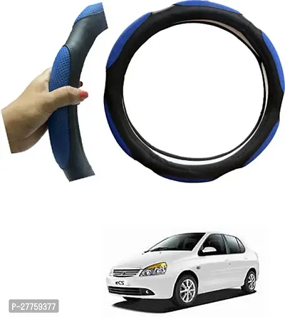 Car Steering Cover Blue 6G Heat Resistant For Tata Indigo Ecs-thumb0