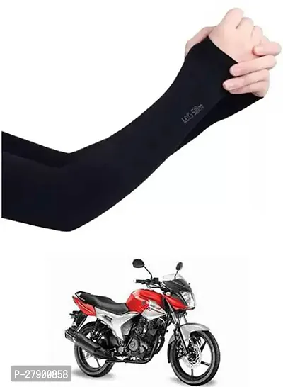 Stylish Breathable and Stretchable Arm Sleeve With Thumb Hole For Yamaha SZ R-thumb0