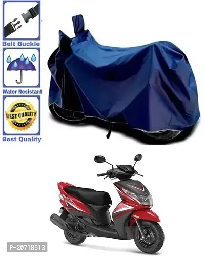 RONISH Waterproof Bike Cover/Two Wheeler Cover/Motorcycle Cover (Navy Blue) For Yamaha Ray Z