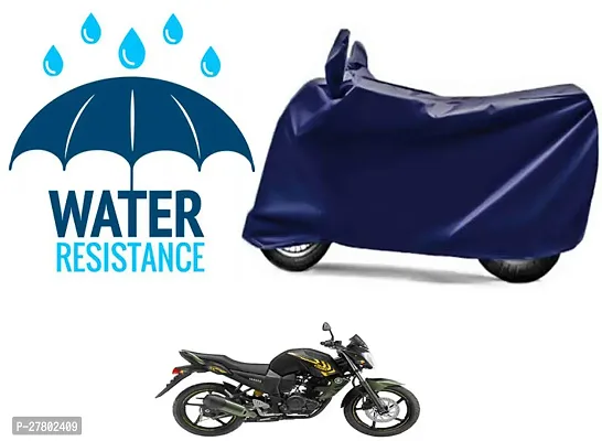 Designer Bike Body Cover Navy Blue For Yamaha Fz