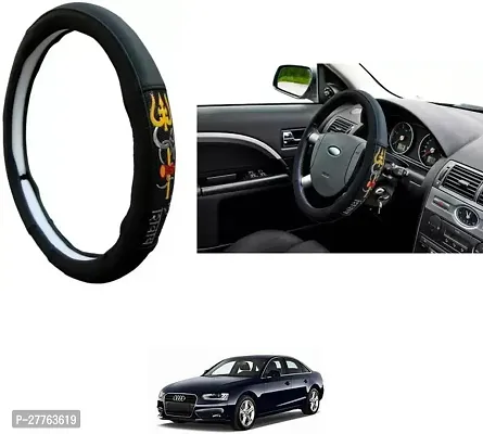 Stylish Car Steering Cover OM NAMAH SHIVAY For Audi A4-thumb0