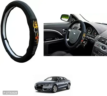 Stylish Car Steering Cover OM NAMAH SHIVAY For Audi A5