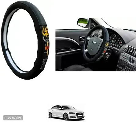 Stylish Car Steering Cover OM NAMAH SHIVAY For Audi A6