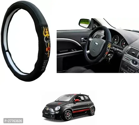 Stylish Car Steering Cover OM NAMAH SHIVAY For Universal For Car Abarth