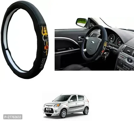 Stylish Car Steering Cover OM NAMAH SHIVAY For Maruti Suzuki Alto 800-thumb0