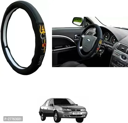 Stylish Car Steering Cover OM NAMAH SHIVAY For Universal For Car Cielo
