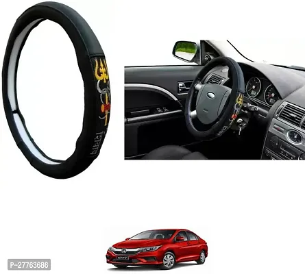 Stylish Car Steering Cover OM NAMAH SHIVAY For Honda City