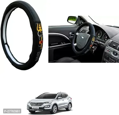 Stylish Car Steering Cover OM NAMAH SHIVAY For Hyundai SantaFe