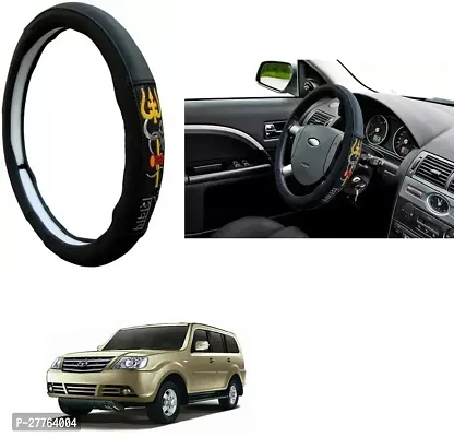 Stylish Car Steering Cover OM NAMAH SHIVAY For Tata Sumo Grande MK II