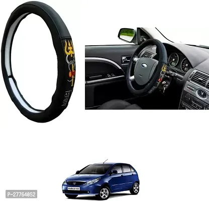 Stylish Car Steering Cover OM NAMAH SHIVAY For Tata Vista Tech