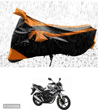 Protective Water Proof And Dustproof Polyester Two Wheeler Bike Cover For Honda CB Trigger-thumb0