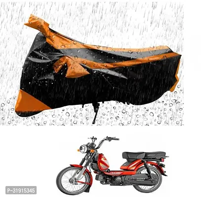 Protective Water Proof And Dustproof Polyester Two Wheeler Bike Cover For TVS Heavy Duty Super XL