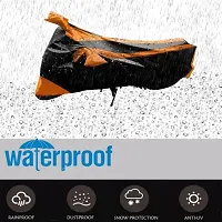 Protective Water Proof And Dustproof Polyester Two Wheeler Bike Cover For Hero Ignitor-thumb3