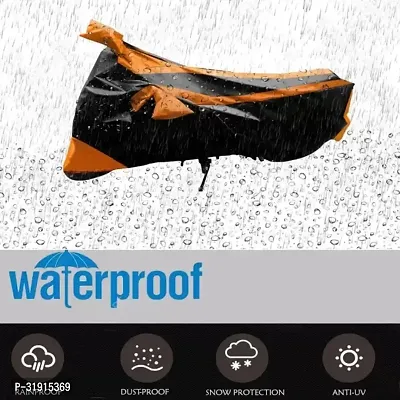 Protective Water Proof And Dustproof Polyester Two Wheeler Bike Cover For TVS Max 4R-thumb4