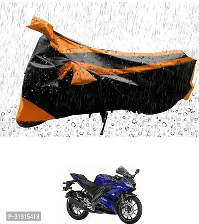 Protective Water Proof And Dustproof Polyester Two Wheeler Bike Cover For Yamaha R15-thumb0