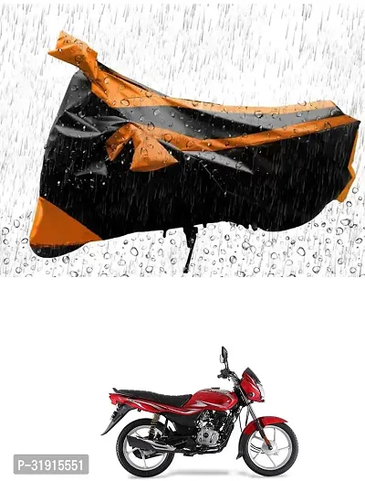 Protective Water Proof And Dustproof Polyester Two Wheeler Bike Cover For Bajaj All Bike Models-thumb0