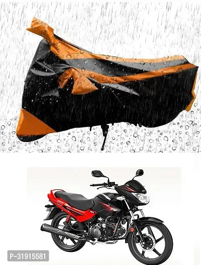 Protective Water Proof And Dustproof Polyester Two Wheeler Bike Cover For Hero All Bike Models-thumb0