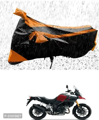 Protective Water Proof And Dustproof Polyester Two Wheeler Bike Cover For Suzuki All Bike Models-thumb0