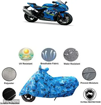 Dust and Water Resistant  Polyester Suzuki GSX Bike Cover