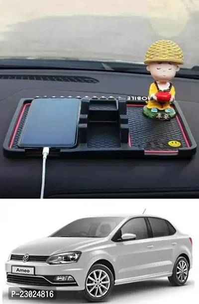 Car Dashboard Pad Mat/Car Mat/Car Cell Phone Holder Mat For Volkswagen Ameo