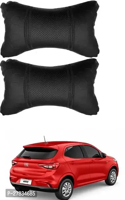 Comfortable Car Neckrest Pillow Black Football Design For Fiat Argo