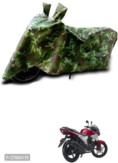 Stylish Multicoloured Polyester Yamaha SZ X Bike Cover-thumb0