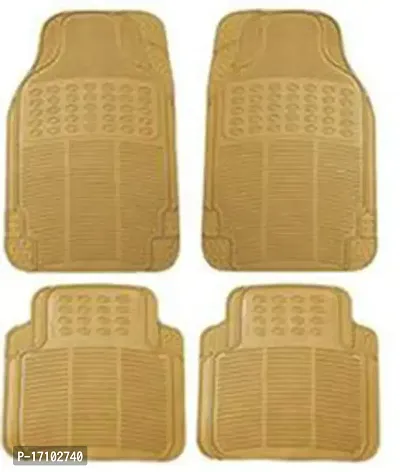 RONISH Beige Rubber Car Floor Mat for Stonic