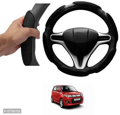 Car Steering Cover Black 6G Skidproof For Maruti Suzuki Wagonr Stingray