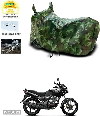 Designer Bike Body Cover Jungle Green For Honda Cb Unicorn 150