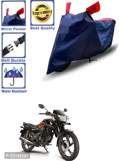 RONISH Waterproof Two Wheeler Cover (Black,Red) For Honda SP 125_k73-thumb0