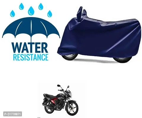 Splendid Waterproof Polyester Two Wheeler Cover Suitable For Yamaha Saluto Bikes