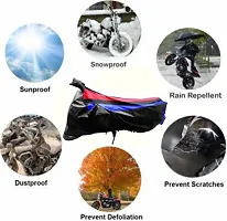 Dust and Water Resistant  Polyester Royal Enfield Interceptor 650 Bike Cover-thumb3