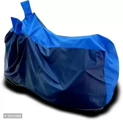 RONISH Waterproof Two Wheeler Cover (Black,Blue) For Suzuki New Access 125_t8-thumb2