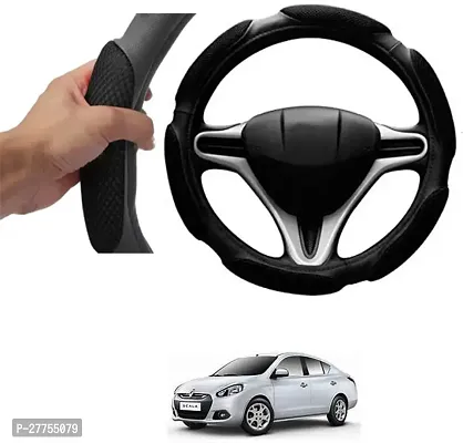 Car Steering Cover Black 6G Skidproof For Renault Scala