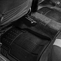 RONISH Black Rubber car Floor Foot mat for Mojo-thumb2