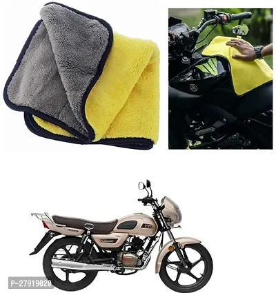 Stylish Bike Cleaning Cloth For TVS Radeon-thumb0